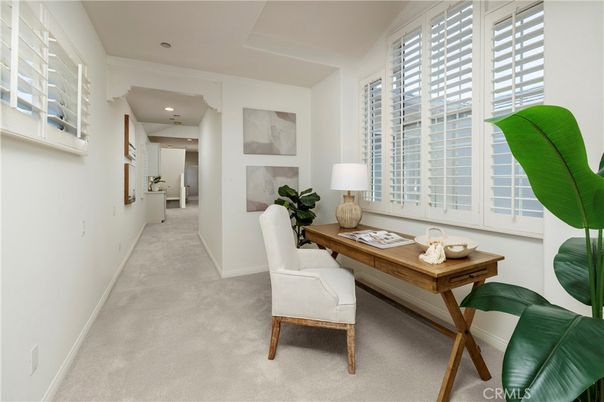 Home Office, Interior, Recessed Lighting