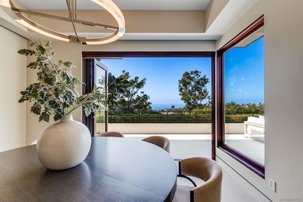 Dining room, Interior, Pendant Lights, Water