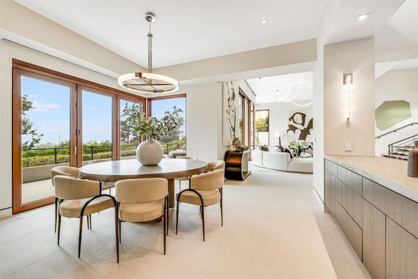 Dining room, Interior, Living room, Pendant Lights, Recessed Lighting