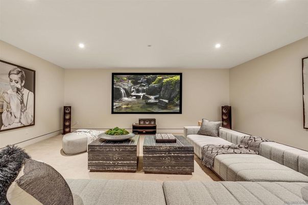 Interior, Living room, Recessed Lighting