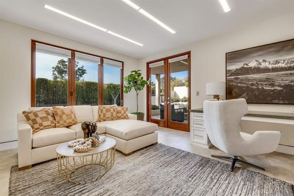 Interior, Living room, Recessed Lighting