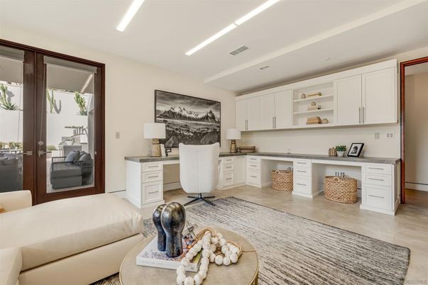 Home Office, Interior, Recessed Lighting