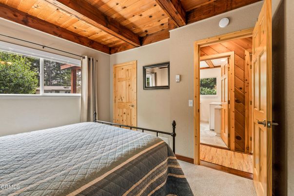 Bedroom, Interior, Wooden Beams, Wooden Ceilings