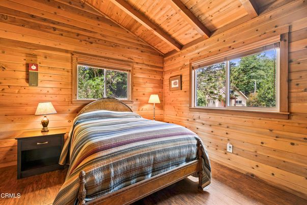 Bedroom, Interior, Wooden Beams, Wooden Ceilings, Wood Texture Flooring, Wooden Walls