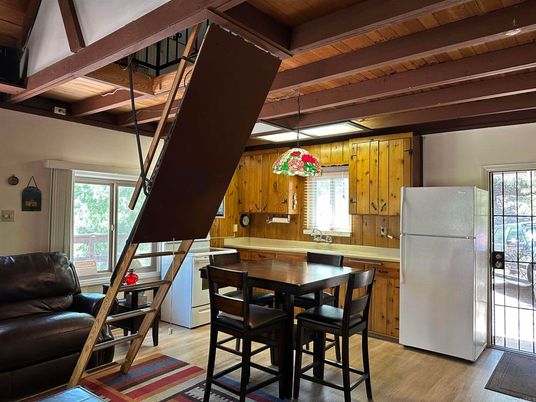Dining room, Interior, Wooden Beams, Wooden Ceilings, Wood Texture Flooring, Wooden Walls