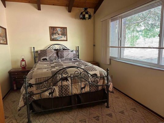 Bedroom, Interior, Wooden Beams