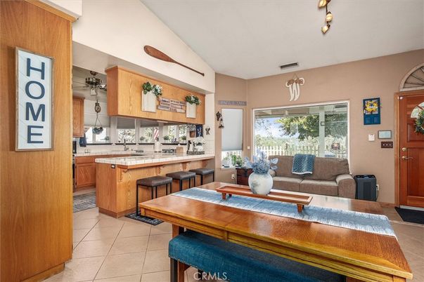 Interior, Kitchen, Living room, Tile Countertops