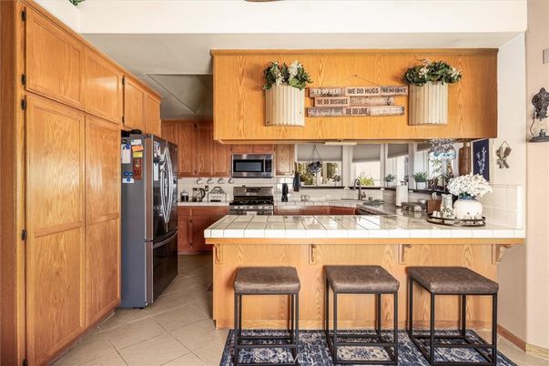 Interior, Kitchen, Tile Countertops