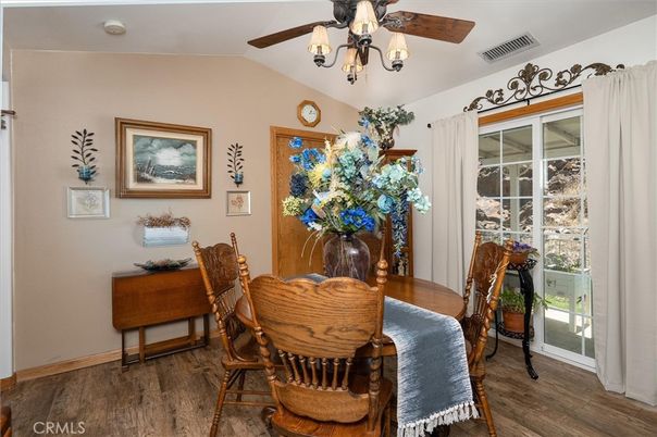Dining room, Interior, Wood Texture Flooring
