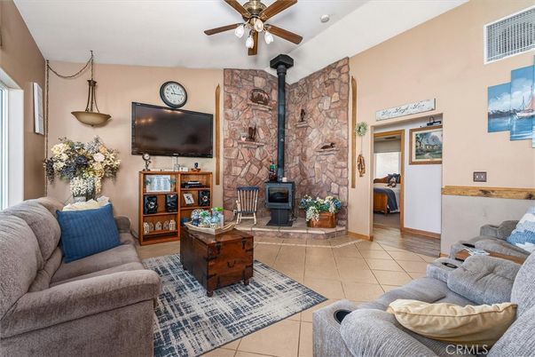 Fireplace, Interior, Living room, Stone Walls