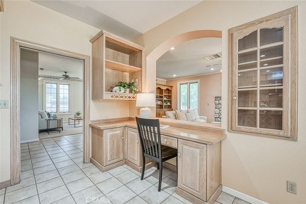 Home Office, Interior, Recessed Lighting