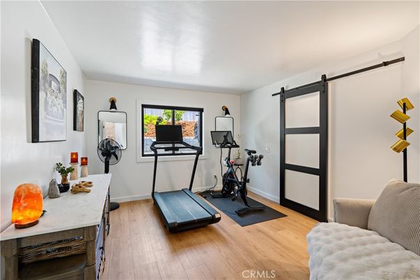 Fitness Equipment, Interior, Wood Texture Flooring