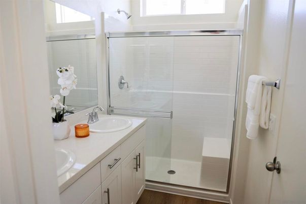 Bathroom, Glass Shower, Interior