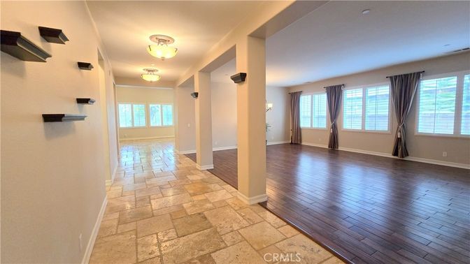Empty room, Interior, Wood Texture Flooring