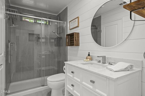 Bathroom, Glass Shower, Interior