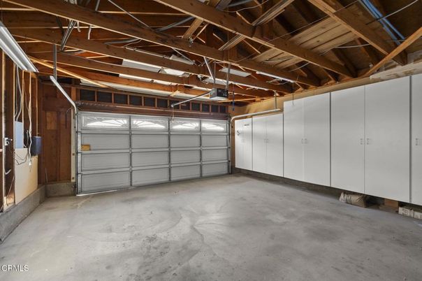 Garage, Interior, Wooden Beams, Wooden Ceilings