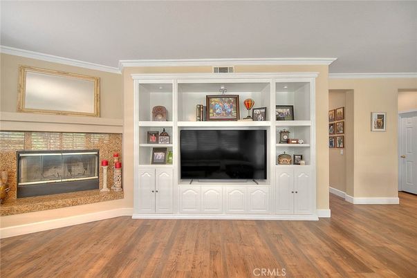 Fireplace, Interior, Wood Texture Flooring