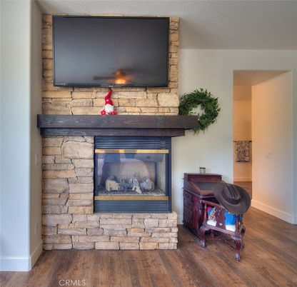 Fireplace, Interior, Wood Texture Flooring
