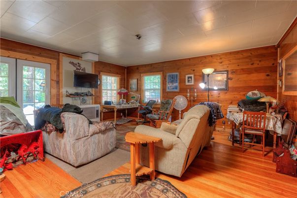 Interior, Living room, Wood Texture Flooring, Wooden Walls