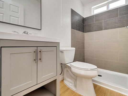 Bathroom, Interior, Wood Texture Flooring