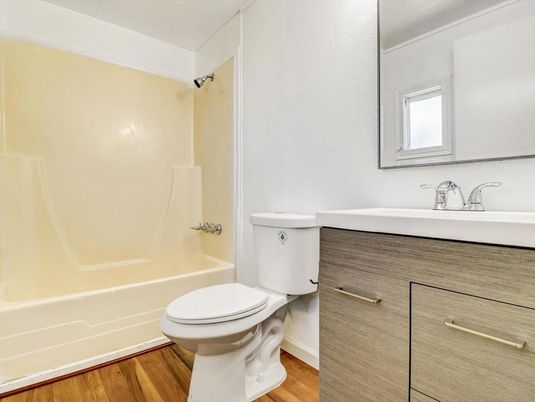 Bathroom, Interior, Wood Texture Flooring