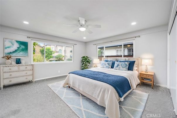 Bedroom, Interior, Recessed Lighting