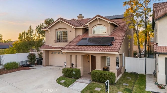 Attached, Exterior, Facade, Solar Panels, Mediterranean