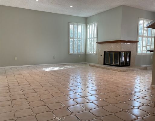 Empty room, Fireplace, Interior, Recessed Lighting