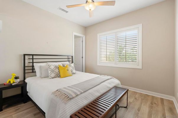 Bedroom, Interior, Wood Texture Flooring