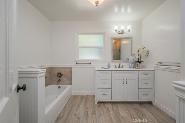 Bathroom, Interior, Wood Texture Flooring