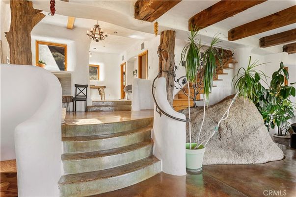 Chandelier, Interior, Wooden Beams, Wood Texture Flooring