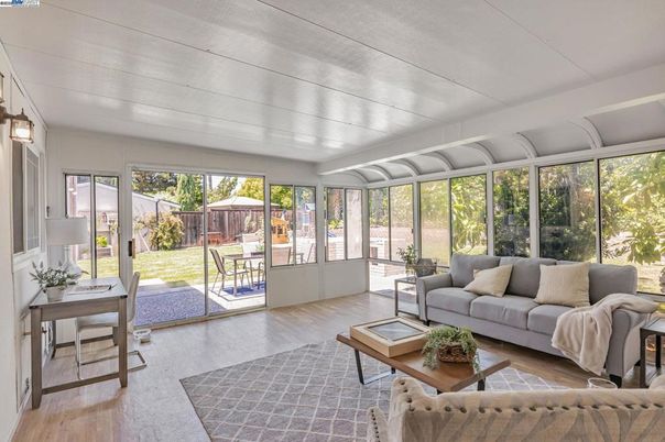 Interior, Living room, Sun Room, Wood Texture Flooring
