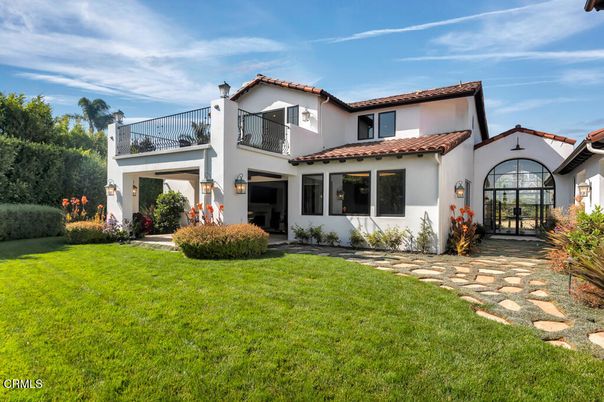 Backyard, Exterior, Facade, Spanish Mediterranean