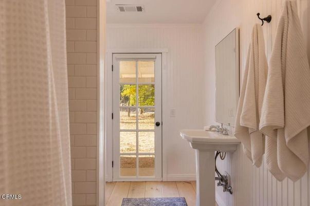 Bathroom, Interior, Wood Texture Flooring