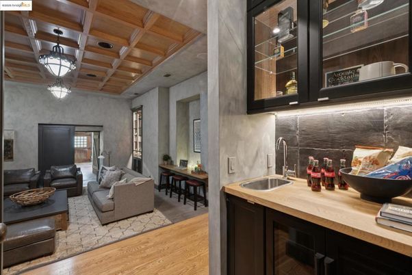 Dining room, Interior, Living room, Pendant Lights, Wooden Ceilings, Wood Texture Flooring