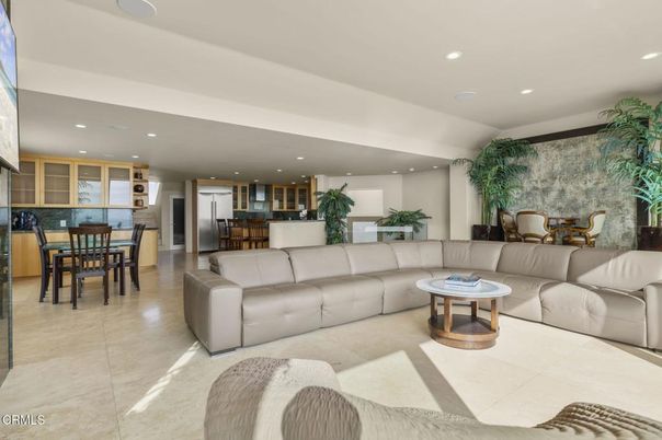 Dining room, Interior, Kitchen, Living room, Recessed Lighting