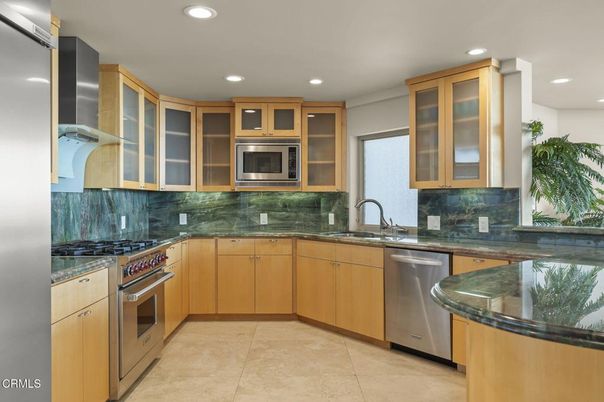 Interior, Kitchen, Recessed Lighting, Stainless Steel Appliances