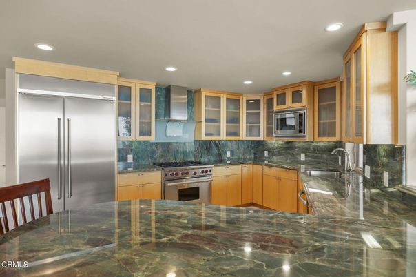 Interior, Kitchen, Recessed Lighting, Stainless Steel Appliances