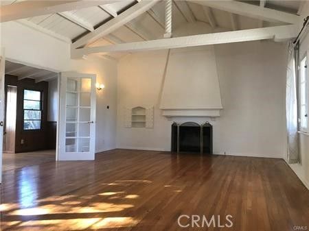 Empty room, Fireplace, Interior, Wood Texture Flooring