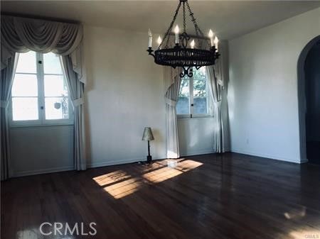 Chandelier, Empty room, Interior, Wood Texture Flooring