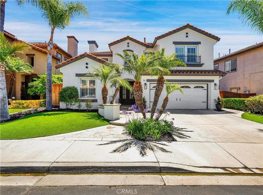 Attached, Exterior, Facade, Spanish Mediterranean