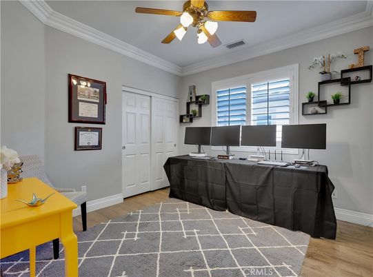 Home Office, Interior, Wood Texture Flooring