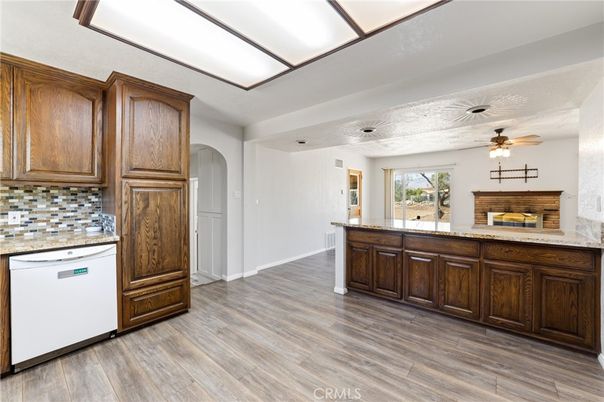 Glass Ceilings, Interior, Kitchen, Wood Texture Flooring