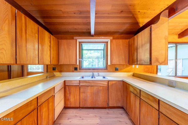Interior, Kitchen, Wooden Ceilings, Wood Texture Flooring, Wooden Walls