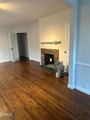 Empty room, Fireplace, Interior, Wood Texture Flooring