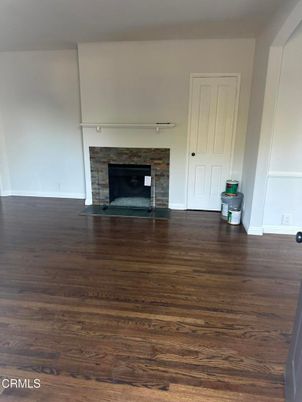 Empty room, Fireplace, Interior, Wood Texture Flooring
