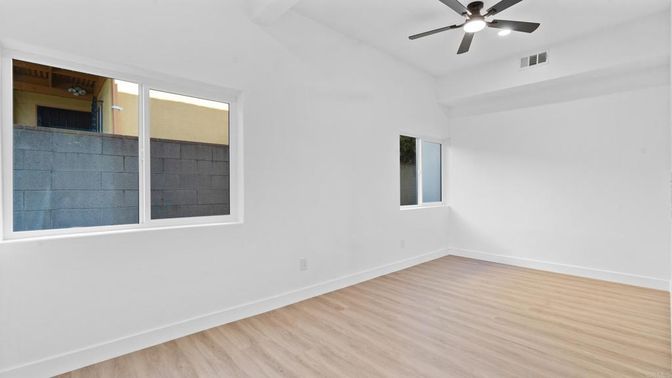 Empty room, Interior, Wood Texture Flooring