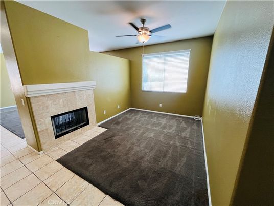 Empty room, Fireplace, Interior
