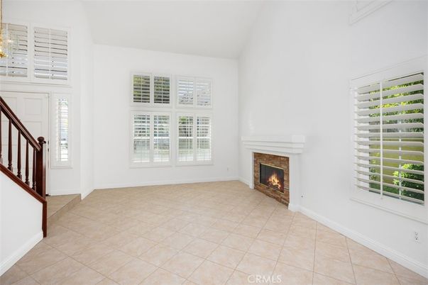 Empty room, Fireplace, Interior