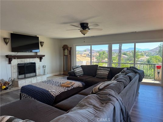 Fireplace, Interior, Living room, Wood Texture Flooring